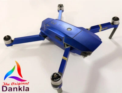 DJI MAVIC PRO / PLATINUM - SKIN - CHROM BLAU - 3-5 Batterien / Drohne / Zubehör - Bild 1 von 4