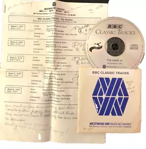 11/4/91 RICHARD SKINNER HOSTS BBC CLASSIC TRACKS AND FEATURES THE BEATLES - Foto 1 di 6