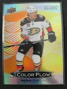 Troy Terry 2024-25 UD Allure Color Flow Orange-Yellow Card #CFL-57 - Picture 1 of 1