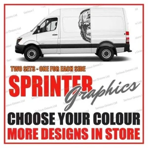 Mercedes Sprinter Grafikaufkleber Gorilla Camper Van SWB LWB Aufkleber ms125 - Bild 1 von 1