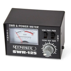 MOONRAKER SWR-125 CB SWR / POWER METER FREQUENCY 26-30 MHZ POWER 100 WATTS - Afbeelding 1 van 2