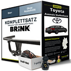 Produktbild - Für TOYOTA Avensis Stufenheck Typ T27 Anhängerkupplung starr +eSatz 7pol uni 08-