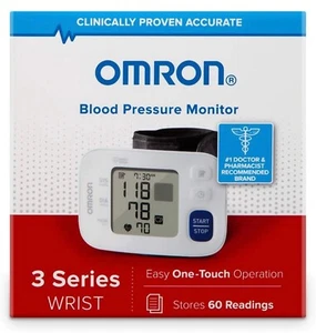 NEW Omron 3 Series Wrist Blood Pressure Monitor (Model BP6100) - Picture 1 of 5