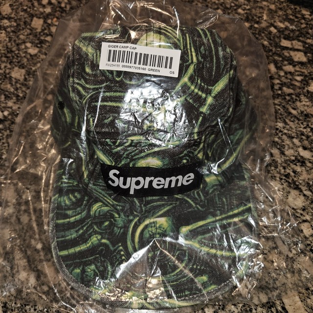 Louis Vuitton x Supreme Camp Cap - Green Hats, Accessories - LOUSU20659