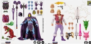 Mondo MOTU Masters of the Universe Set Prince Adam SDCC + Deluxe Skeletor Timed - Picture 1 of 7