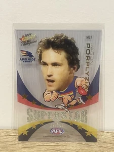 2009 SELECT AFL CHAMPIONS SUPERSTAR MASCOT GEM- MG1 JASON PORPLYZIA (ADELAIDE) - Picture 1 of 2