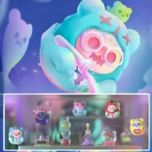 F.UN ShinWoo Ghost Bear Love and Lab Series Confirmed Blind Box Figur Spielzeug Geschenk - Bild 1 von 20