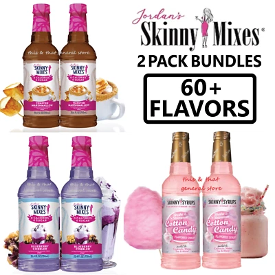DESCONTOS A GRANEL PACOTE COM 2 PACOTES Jordans Xarope Magro SEM AÇÚCAR Sabor Ceto - Imagem 1 de 4