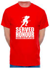 Veteran Served With Honour Armed Forces Army Navy Air Force Funny Mens T-Shirt 