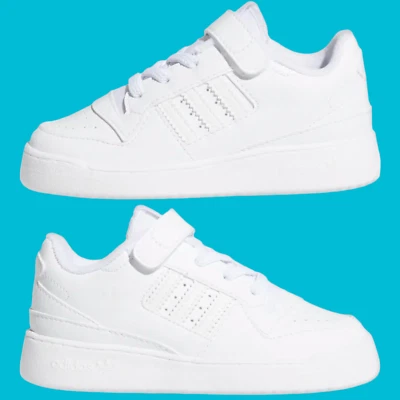 Tênis Adidas Forum Low I FY7989 branco infantil tamanho 4K - Imagem 1 de 4