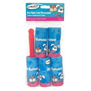 5x PACK ROLLS STICKY LINT REMOVER ROLLER CAT PET DOG HAIR DIRT CLOTHES UK SALE - Picture 1 of 1