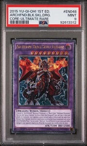 PSA 9 Archfiend Black Skull Dragon CORE-EN048 | Ultimate Rare 1st Ed | MINT 2015 - Picture 1 of 2