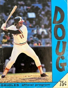 Baltimore Orioles 1979 Program Doug DeCinces Cover Signed Autograph by 4 Players - Picture 1 of 16