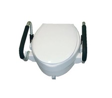 RIALZO WC 15CM CON BRACCIOLI RIBALTABILI E COPERCHIO MEDILAND KOMETA