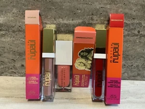 Mally + Rupaul Polished Liquid Lipstick 0.22 oz (Lot Of 3) Dragmother, Showgirl - Picture 1 of 6