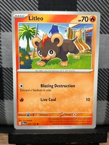 Pokemon TCG: Litleo 31/198, Paldea Evolved - Picture 1 of 1