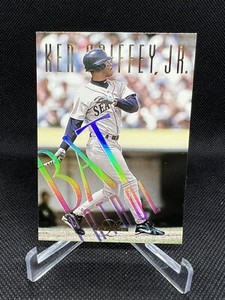 KEN GRIFFEY JR 1995 LEAF LIMITED INSERT CARD BAT PATROL 5 of 24 Seattle HOF 