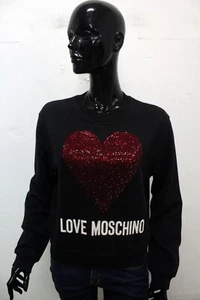 Love Moschino Sweatshirt Größe 40 Frauen Pullover Schwarz aus Baumwolle - Bild 1 von 14