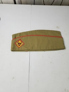 Gorra de guarnición Boy Scouts of America vintage años 60 BSA oficial L gorra sanforizada - Imagen 1 de 3