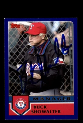 Signed Baseball Card Auto Buck Showalter 2003 Topps Traded & Rookies #T118 - Image 1 of 2