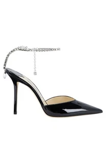 Jimmy Choo Women's Patent Leather Saeda Pumps - Picture 1 of 9