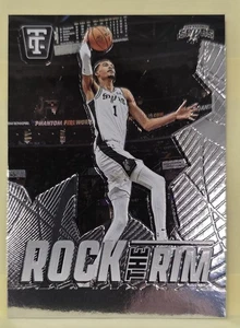 2024-25 Panini Totally Certified Rock The Rim Victor Wembanyama #25 - Picture 1 of 2