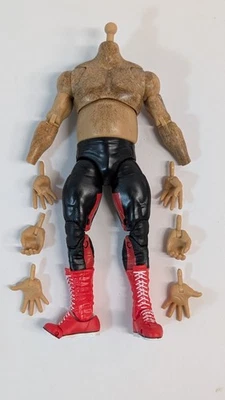 WWE Elite Ultimate Coliseum George Animal Steele Custom Fodder BODY Iron Sheik - Image 1 of 2