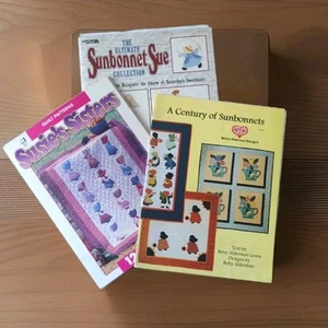 Sunbonnet Sue/Suzy/Susie Pattern Books Lot of 3 Free Shipping - Picture 1 of 4