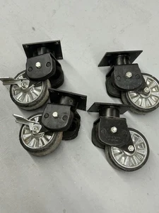 Snap On 8-27089 & 8-26939 Casters Set Of 4 Used Masters Epic KRL Swivel Wheels - Bild 1 von 6