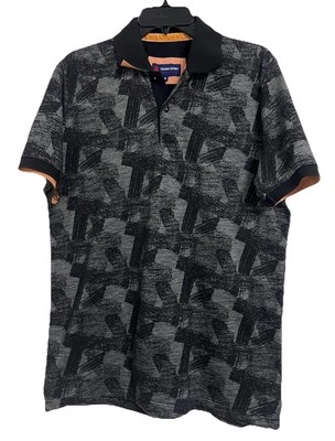 Camisa polo masculina Luchiano Visconti edição esportiva com veludo laranja M cinza edição limitada - Imagem 1 de 4