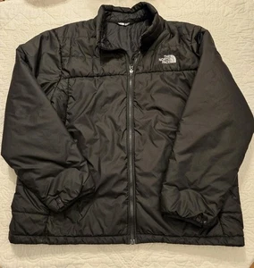 The North Face XXL Herren Puffer Jacke Mantel Schwarz Top Zustand Kostenloser Versand - Bild 1 von 14
