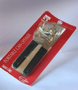 Vintage Swing-A-Way Green Handle Portable Can Opener New NOS Made In USA - Picture 1 of 12