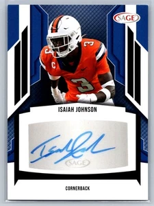 Isaiah Johnson 2024 Sage Autograph #A-IJ - Picture 1 of 2