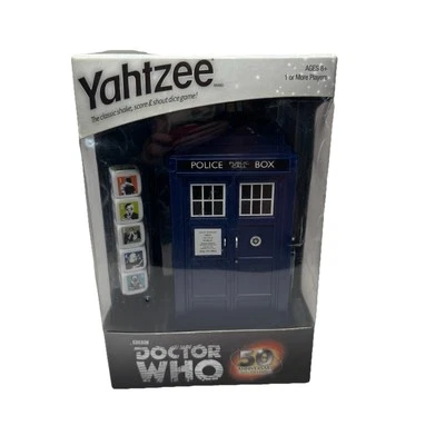 Doctor WHO Yahtzee Game 50th Anniversary Collector's Edition New - Image 1 of 4