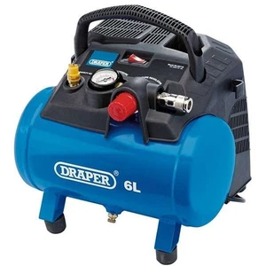 Draper 6L Oil-Free Air Compressor, 1.2kW/1.5hp - Picture 1 of 1