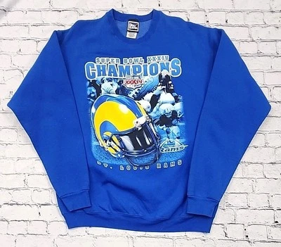 Sudadera nueva sin etiquetas de colección St. Louis Rams Pro Player 1999 NFC Champs Super Bowl talla XL Foto 1 de 4