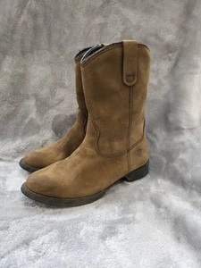 Herman Survivors Boots Mens Size 6 Roper Vintage VTG Suede Leather - Picture 1 of 8