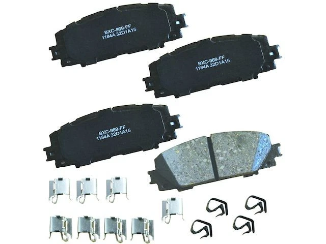 Front Brake Pad Set For 2012-2019 Toyota Prius C 2013 2014 2015 2016 GJ492KH - Image 1 of 1