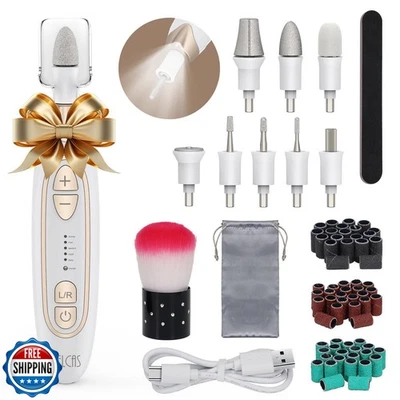 PELCAS Electric Toenail Grinder for Thick Toenails, 5 Speeds Manicure and Ped - Image 1 of 4