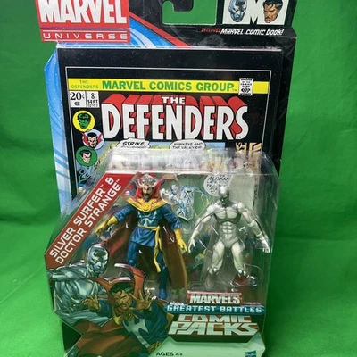 Paquetes de cómics Hasbro Marvel Greatest Battles Silver Surfer & Doctor Strange 2011 Foto 1 de 4
