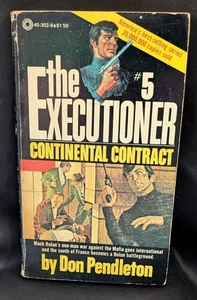 The Executioner Don Pendleton MACK BOLAN #5 July.1978 Continental Contract 15prt - Picture 1 of 4