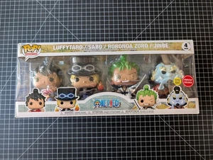 Funko Pop! Vinyl: One Piece - Luffytaro / Sabo / Zoro / Jinbe. Glow in Dark - Bild 1 von 4