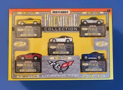 Matchbox Z94 Premiere Collection Corvette 61,78, 87 97 AND Corvette Grand Sport - Image 1 of 2