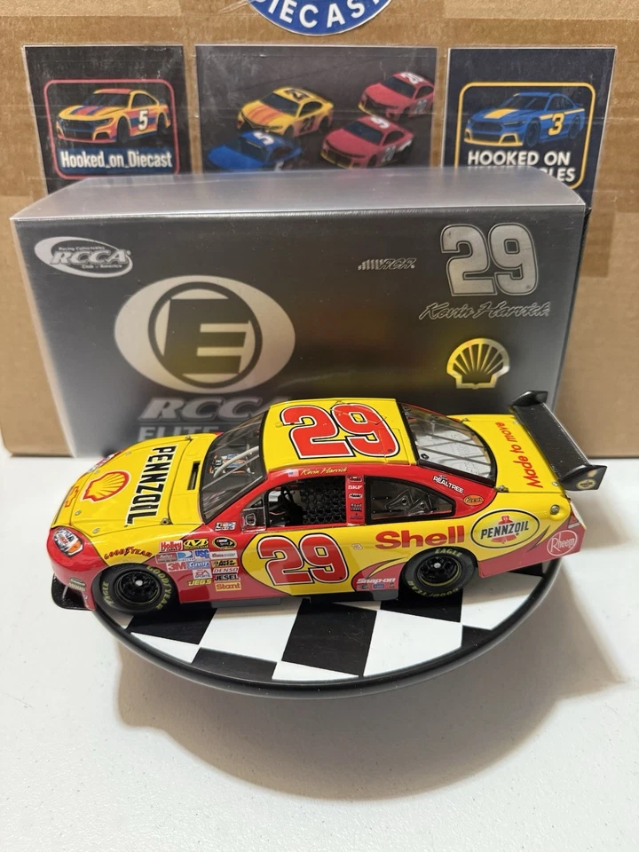 RARO* Kevin Harvick Elite #29 Shell 2008 1/24 COT Nascar Diecast Foto 1 de 4