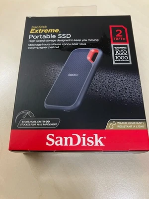 SanDisk Extreme V2 2TB USB-C Tragbare Externe SSD (SDSSDE61-2T00-G25) - Bild 1 von 3
