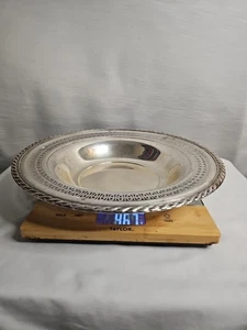 Vintage Q.M. Rogers  Sterling Silver Or Silver Plated Bowl . 467 Grams TW  - Picture 1 of 6