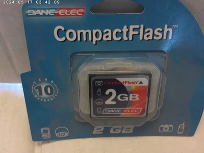 2GB Compact Flash card (Dane-elec) NEW - Image 1 of 2