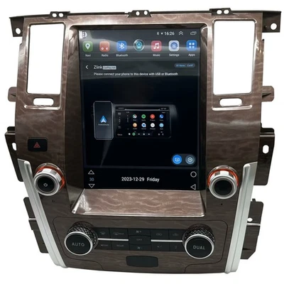 Para Nissan Armada 2012-2018 carplay USB tesla head unit carro 64GB FM player de vídeo - Imagem 1 de 4