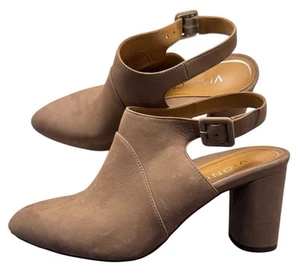 Vionic Womens Size 7 Roseville Taupe Nubuck Leather Booties Shoes - Picture 1 of 10