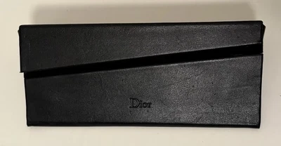 CHRISTIAN DIOR~Estuche para gafas~Auténtico~Negro~Reemplazo Foto 1 de 4